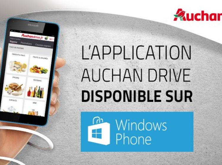 Appli Auchandrive Windows Phone