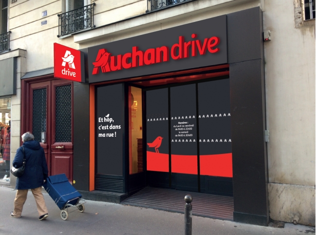 Auchan Drive piéton Paris Saint Charles